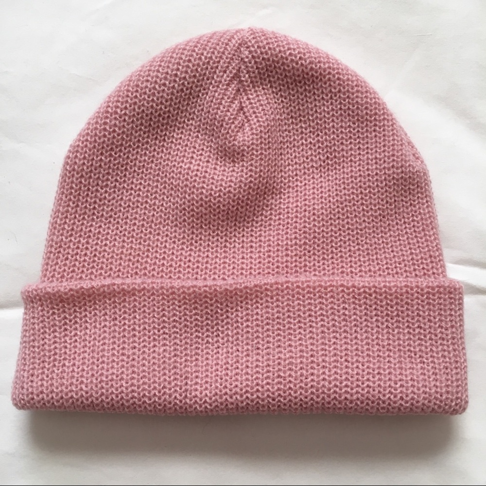 Zumiez pink knitted beanie | #13